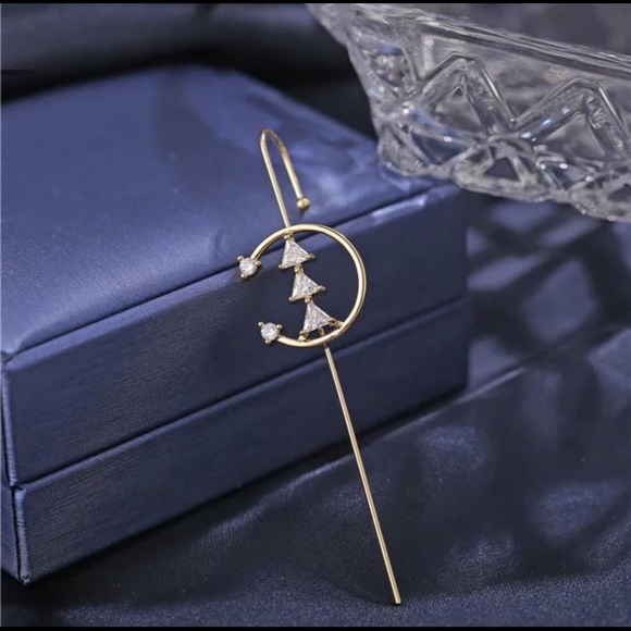 3 for $30 Ear Needle Wrap Crawler Hook Earrings for Women C arrows cuff - Picture 2 of 3